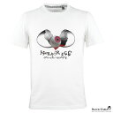 Tシャツ 卵 たまご 目玉 クルーネック 丸首 半袖 メンズ スリム 細身 mens ファッション おしゃれ (ホワイト白) crztm016