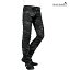 ロングパンツ 迷彩柄 ブーツカット メンズ 日本製 スリム ストレッチ ボトムス シューカット mens(ブラック黒グレー灰) 933776