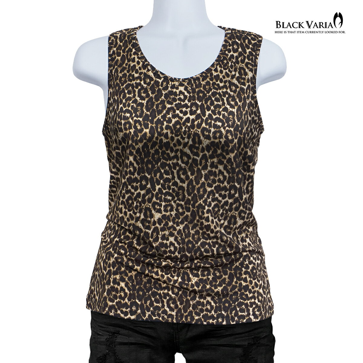 楽天市場】ノースリーブ メンズ プリント（柄ヒョウ・レオパード