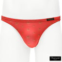 Tバック ビキニパンツ 星 スター パンツ 日本製 アンダーウェア 下着 メンズ mens(レッド赤) 3052436