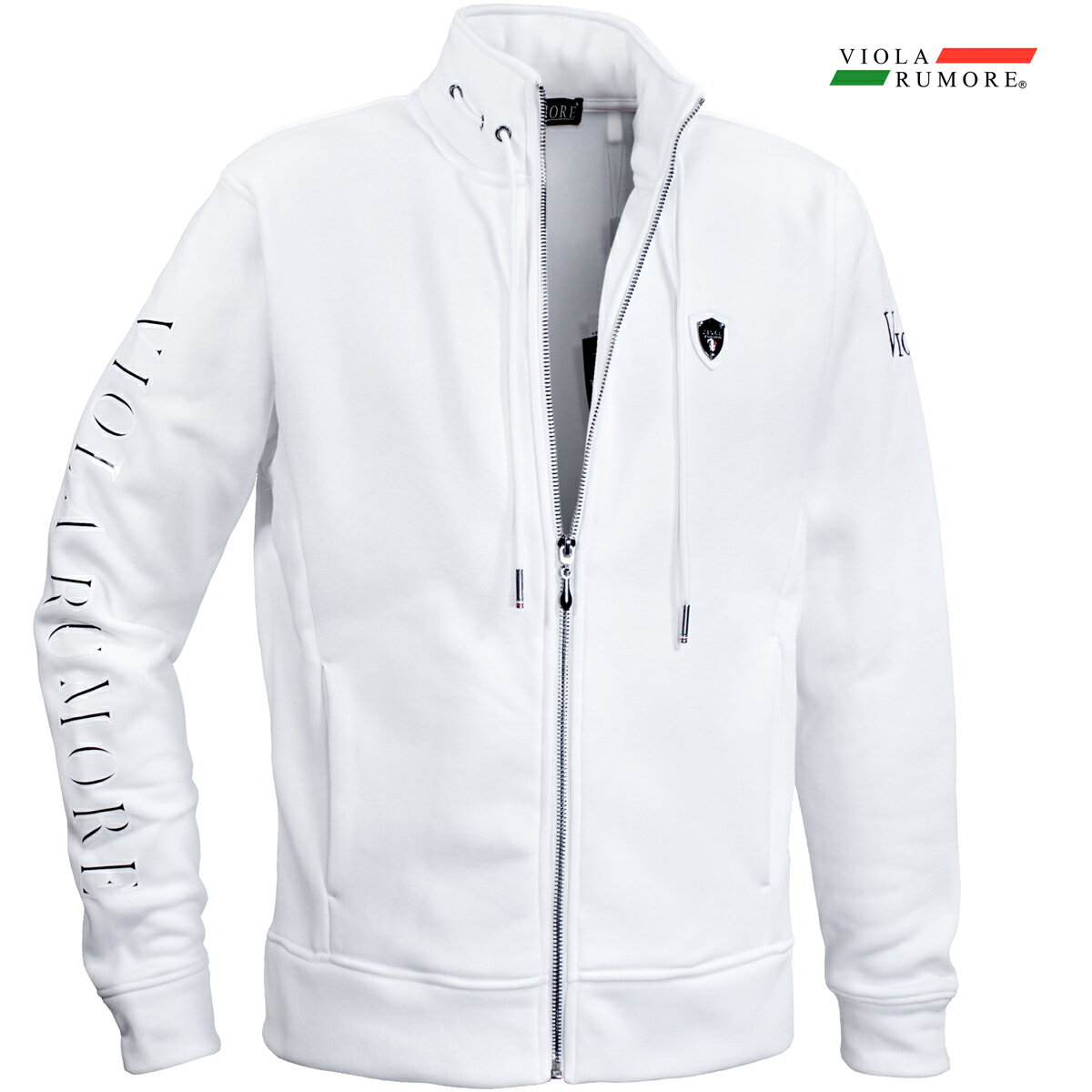 乐天商城 - VIOLA rumore ヴィオラ ビオラ ジャケット ジップアップ フリース 起毛 スピンドル メンズ ブルゾン mens(ホワイト白) 62122
