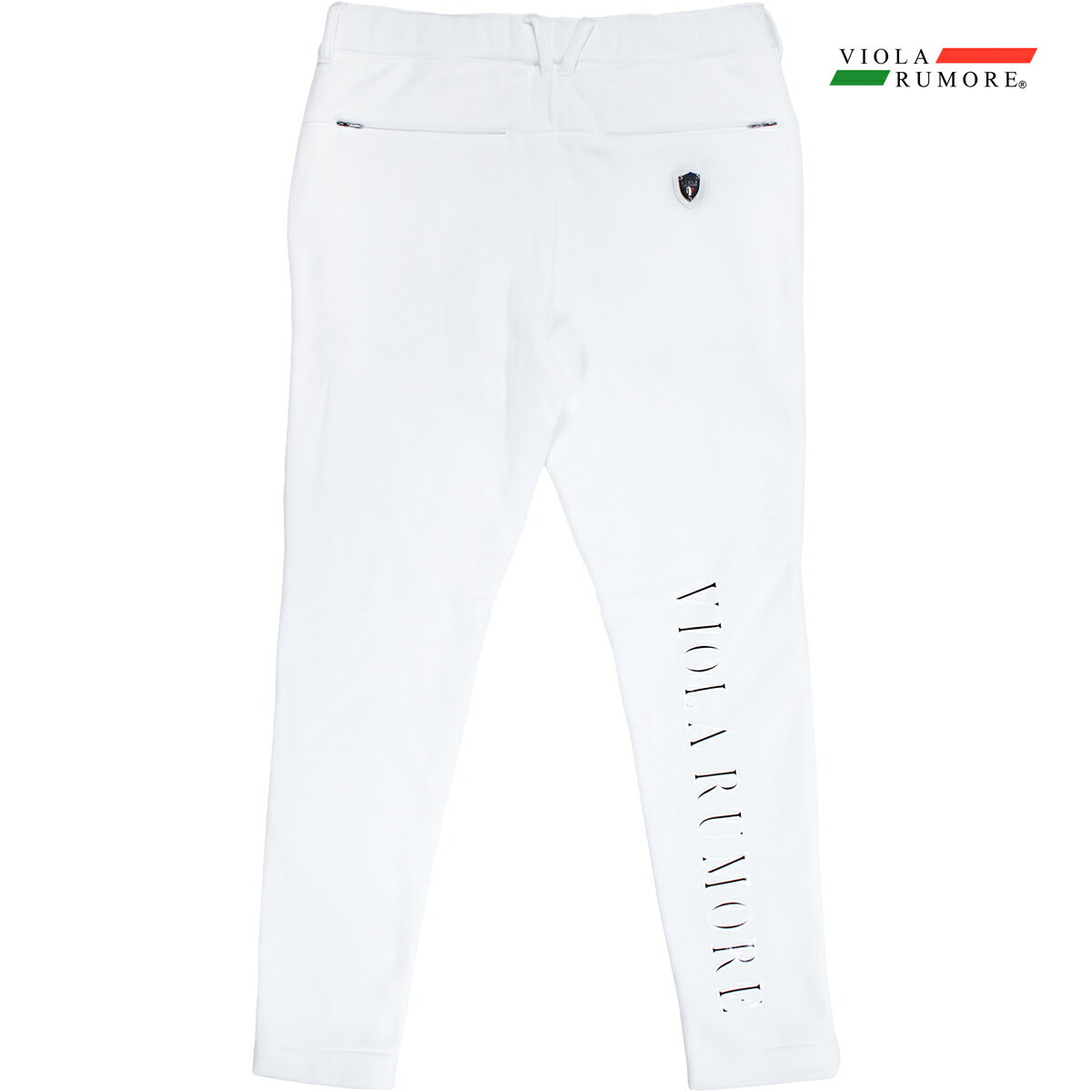 VIOLA rumore ヴィオラ ビオラ テーパードパンツ フリース 起毛 無地 メンズ ボトム mens(ホワイト白) 62124