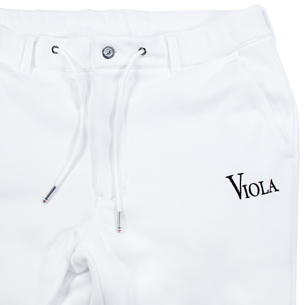 VIOLA rumore ヴィオラ ビオラ テーパードパンツ フリース 起毛 無地 メンズ ボトム mens(ホワイト白) 62124