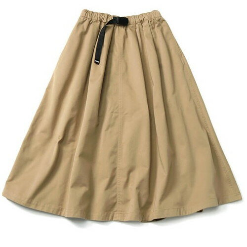 (ॹ)CHUMS Two Tuck Wide Skirt TC (BG)