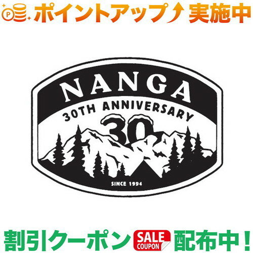 (ナンガ)NANGA NANGA 30TH ANNIVERSARY STICKER (WHT×BLK)