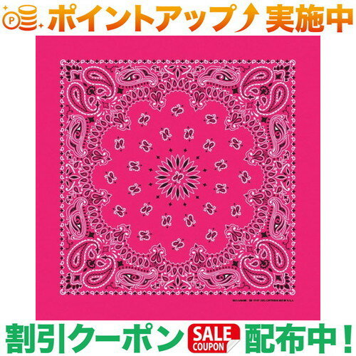 クーポン配布中★(ケニヨン)KENYON クラシック バンダナ CP-22 ホットピンク(4)