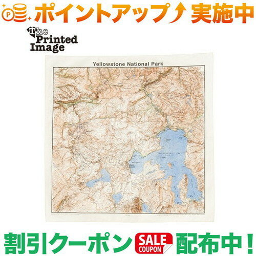 クーポン配布中★(ザ プリンテッド イメージ)The Printed Image ネイチャープリントバンダナ イエローストーン TOPO クーポン配布中★(ザ プリンテッド イメージ)The Printed Image ネイチャープリントバンダナ イエローストーン TOPO
