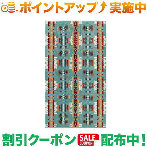 (ペンドルトン)PENDLETON ジャガードバスタオルオーバーサイズ チーフジョセフアクア