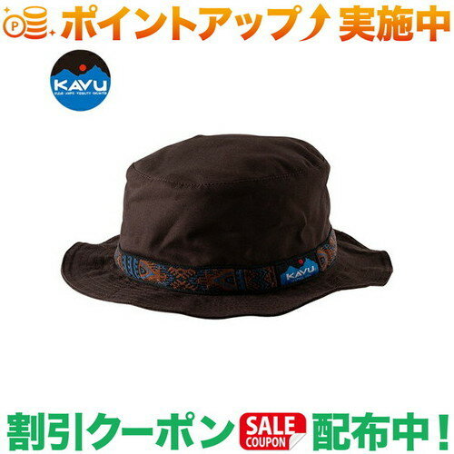 楽天クロスキャンパー（カブー）KAVU オーガニック バケットハット ブラウンベアー S