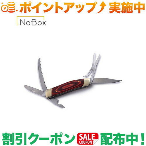 (ノーボックス)NOBOX マルチツールポケットナイフ レッド