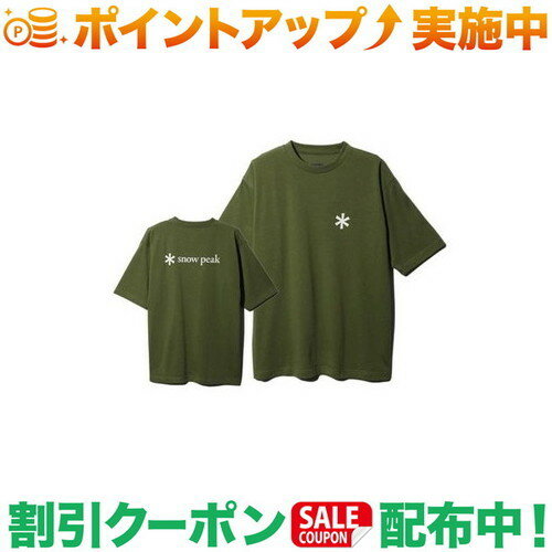 ݥ(Ρԡ)snow peak SP Back Printed Logo T shirt (Olive)