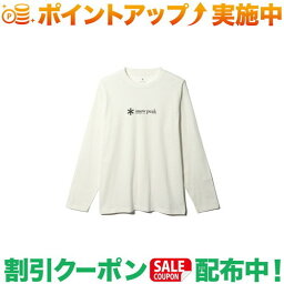 (スノーピーク)snow peak Soft Cotton Logo Long Sleeve T (White)