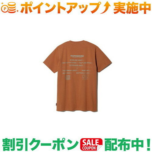 (スノーピーク)snow peak ROPEWORK T shirt (Brown)