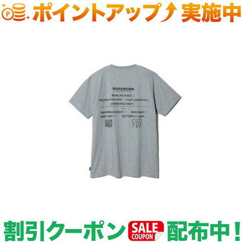 (スノーピーク)snow peak ROPEWORK T shirt (M.Grey)