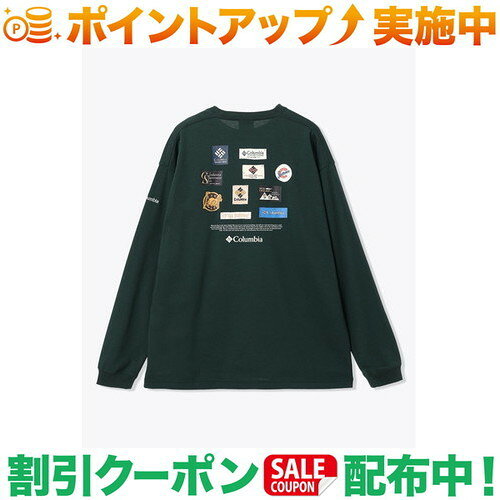 商品説明【特徴】・コロンビア独自の吸湿速乾機能「オムニウィック」・コロンビア独自のサンプロテクション機能「オムニシェイド」UPF50・ロングシーズン対応の長袖タイプ・程よい厚みのミディアムウェイト天竺素材・トップスとしてもインナーとしても着用しやすい素材・Columbiaのアーカイブラベルを使用した、ヒストリカルなグラフィックデザイン・トレンドを考慮したリラックスフィット・日常、アウトドアにもおすすめ素材TCジャージ(ポリエステル60% 綿40%)重量(g) (目安)342g[Mサイズ]素材：ポリエステル60% , 綿40%洗濯ネットを使用して下さい。 / 蛍光増白剤入りの洗剤は使わないで下さい。 / 柔軟剤は使用しないで下さい。 / 濡れたまま長時間放置しないで下さい。 / 洗濯後は直ちに、形を整えて干して下さい。 / アイロンは当て布を使用して下さい。 / 附属、リブ、装飾部分へのアイロンはお避け下さい。 / 長時間、光に当たると変色する恐れがあります。 / 素材の特性上、表面が着用中に擦られたり、揉まれたりするとピリング（毛玉）が発生する恐れがあります。出品商品の在庫について当店ならびに仕入先に在庫のある商品を出品しています。当店に在庫が無かった場合、メーカーお取寄せ後の発送になる場合がございます。多店舗販売、入荷数が少ない商品、ご注文をいただいた後に仕入先に手配する商品もございますのでご注文をいただいても、納期遅延や在庫を切らしている場合がございます。その際はメールにてご連絡させていただきます。品切れの際はご容赦下さいませ。