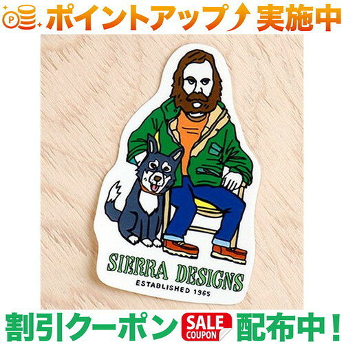 クーポン配布中★(シエラデザインズ)SIERRA DESIGNS POP GEORGE STICKER