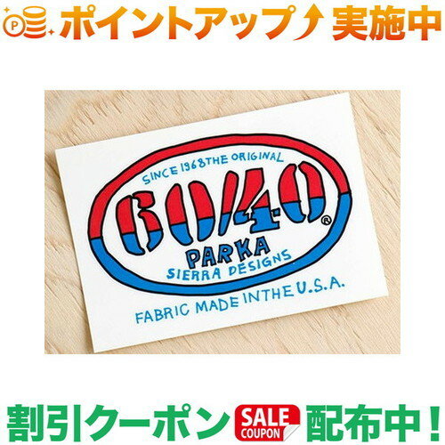 クーポン配布中★(シエラデザインズ)SIERRA DESIGNS POP 60/40 LOGO STICKER