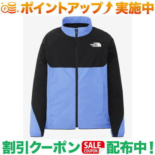 楽天クロスキャンパー（ノースフェイス）THE NORTH FACE エニータイムウィンドジャケット （オプティックブルー） | キッズ northface アウター 上着 冬 冬服 暖かい ジャケット 防寒着 防寒 キャンプ キャンプウェア 冬ジャケット ウィンドブレーカー おしゃれ