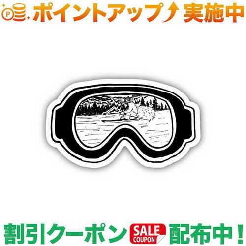 (ステッカーズノースウエスト)STICKERS NORTHWEST SKI GOGGLES ステッカー アウトドア ブランド シール 車 飾り キャンプ アウトドア おしゃれ