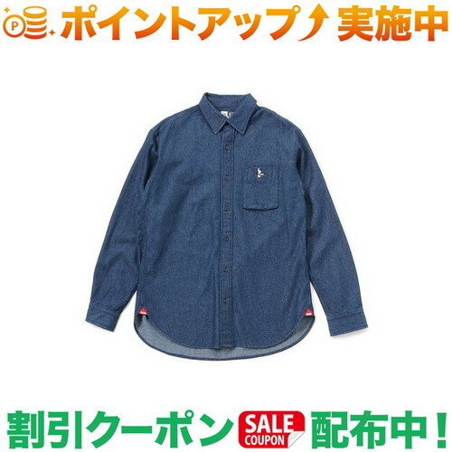 クーポン配布中★(チャムス)CHUMS ビーバーヴィンテージウォッシュドシャツ (Indigo)