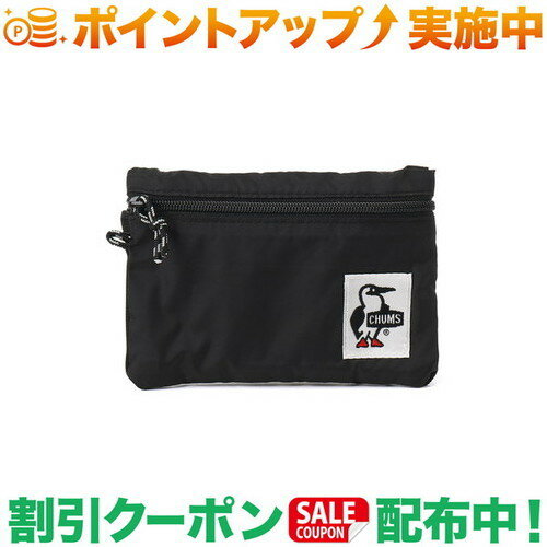 クーポン配布中★(チャムス)CHUMS ブービーコインケースエコバッグ (Black)