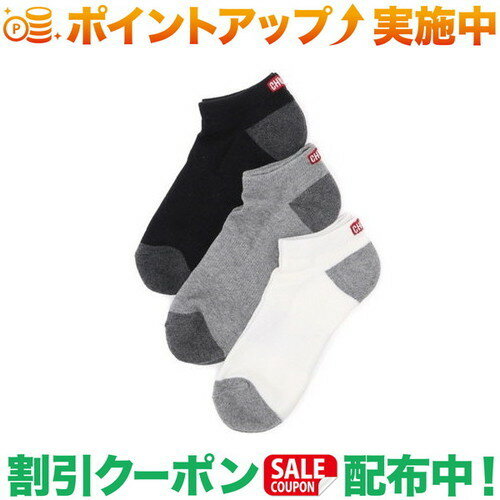 ݥ(ॹ)CHUMS 3P CHUMS Logo Ankle Socks M