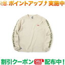 (`X)CHUMS HWYC L/S T-Shirt (Greige x Khaki)