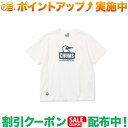 (`X)CHUMS Booby Face T-Shirt (White~Navy) |Y