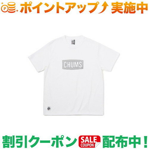 (チャムス)CHUMS CHUMS Logo Work Out Dry T (White) | レディース