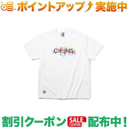 (ॹ)CHUMS HWYC Work Out Dry T-Shirt (White) | ǥ