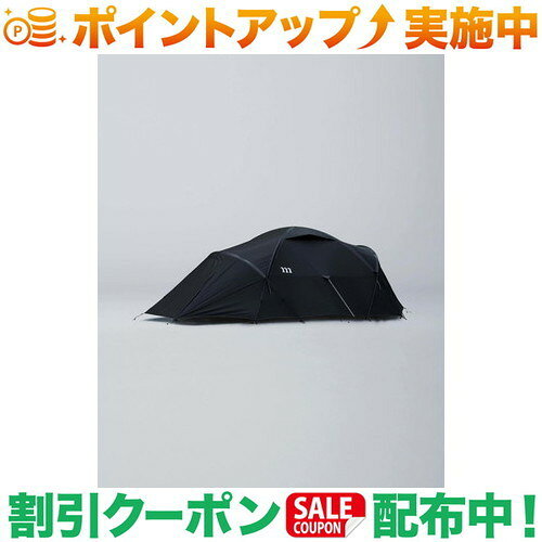 「NORM（ノーム）」は、muracoのこれまでのテント開発の経験をもとに新たに設計したスタンダードモデルです。居住性・耐風性・軽さ・設営のしやすさなど、テントに必要な要素をバランスよく備えたドーム型テントです。アウトフレーム構造のためインナーテントなしでシェルターとしても使用可能。フラットなポールスリーブにより、耐風・排水・排雪性能を格段に向上させました。前後両方にエントランスを設けることで前室に荷物を置いた状態でも出入りでき、ジッパーはワンアクションで開閉操作が可能になっています。■Point- 荷物を格納できる大きな前室と出入りのし易い後方エントランス。- フラットスティッチを採用した、高い排水、排雪性能を持つフライシート構造。- アウトフレーム構造のため、インナーテントなしでシェルターとしての使用も可能。- フライシート上部の左右には大きなベンチレーションを備え、室内を快適に保ちます。Accessories■付属品- フライシート- インナーテント- フレームポール×4- ペグダウン用ロープ×6 - ペグ×19- テンショナー×6- スタッフバッグSpec■カラーBlack■重さ3.8kg■サイズ設営時- W200×D390×H120cm収納時- W50×H22×D22cm■素材フライシート, インナーテントフロア- 40Dリップストップナイロン, 撥水コーティング & 耐水PUコーティング / 耐水圧1500mmインナーテントフロア- 68Dポリエステルタフタ、撥水コーティング & 耐水PUコーティング / 耐水圧3,000mmフレームポール- muraco flex light / A7001アルミ合金 Black Anodizing■原産国China■備考*水はけのいい平坦な場所を選んで設営してください。*強風時や悪天候時には速やかにテントの使用を中止し安全な場所へ避難してください。*本製品は常設用ではありません。長時間日光に晒された場合、退色や生地劣化、シームテープの剥がれなどを起こします。*紫外線の影響と思われる素材の劣化により、耐久限度を超えたものは修理できない可能性があります。* 焚火やストーブ、ランタンなど高音を発するものを近づけないようご注意ください。*テント内では燃焼式のランタンや、ストーブ、ライター、マッチなどの火を絶対に使用しないでください。*テント内で燃料を補完したり、燃料を補給するなど、引火性のあるものを持ち込まないでください。*急な積雪によりフライシートの裾が覆われたり、低温化で氷結すると通気性が悪くなります。こまめに除雪したり入り口を開けるなどして常に換気をしてください。*薄い生地を使用しているため、生地を引っ張りすぎると破損する恐れがあります。*必ずペグとロープでしっかりと固定してください。*足元の設営用ロープやペグに引っかからないようご注意ください。*濡れたままでの保管はカビや異臭、生地の色移り、劣化や汚れなどの原因となります。使用後は必ず風通しのいい日陰で十分に乾燥させ、汚れを落としてから保管してください。*縫製部分にはシームテープによる防水処理が施してありますが、構造上シームテープが施せない部分があります。必要に応じて縫い目にシームシーリング剤を塗布してください。*生地の撥水加工は使用を重ねることで機能が低下していきます。撥水性が衰えてきたら市販の撥水スプレーなどを使用してください。*生地の小さな破損にはリペアパッチ「GEAR AID REPAIR TAPE」で補修できます。*フレームを通した状態のまま逆さまにしないでください。フレーム破損や生地損傷の原因になります。*フレームは表面の汚れを落とし、十分に乾燥させてから保管してください。*フレームのジョイント部分は常に清潔にし、ショックコードは不必要に引っ張らないでください。*グランドシートは別売です。出品商品の在庫について当店ならびに仕入先に在庫のある商品を出品しています。当店に在庫が無かった場合、メーカーお取寄せ後の発送になる場合がございます。多店舗販売、入荷数が少ない商品、ご注文をいただいた後に仕入先に手配する商品もございますのでご注文をいただいても、納期遅延や在庫を切らしている場合がございます。その際はメールにてご連絡させていただきます。品切れの際はご容赦下さいませ。