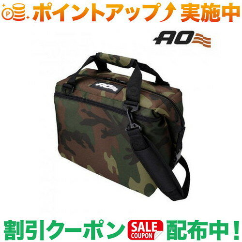 (エーオークーラーズ)AO coolers 12パック キャンバス ソフトクーラー (ウッドランドカモ)