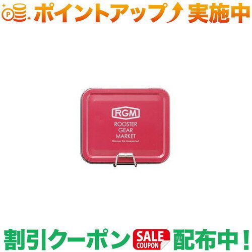 楽天クロスキャンパー（ルースターギアマーケット）ROOSTER GEAR MARKET RGM TIN ケース （RED）