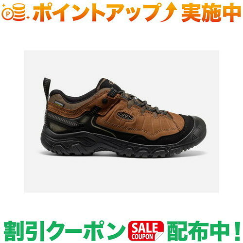 樂天商城 - クーポン配布中★(キーン)KEEN メンズ ターギー フォー ウォータープルーフ (BISON/BLACK)
