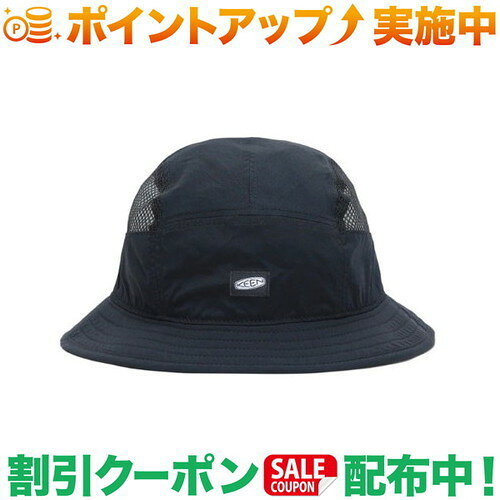 乐天商城 - クーポン配布中★(キーン)KEEN ナイロン メッシュ ハット (BLACK)