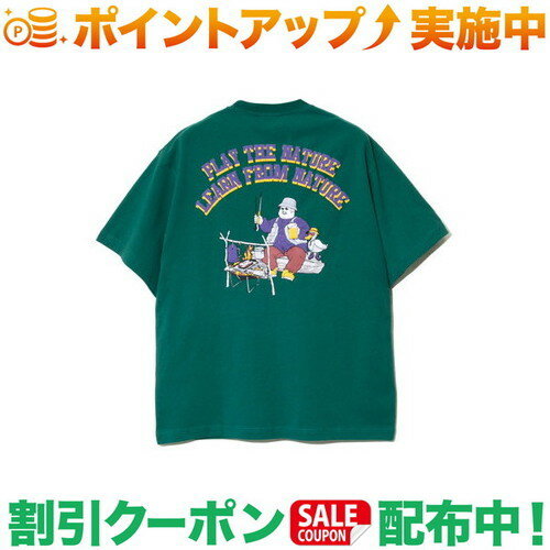 クーポン配布中★(DUCKSTER)ダックスター 吸水速乾ビッグTEE BONFIRE (GREEN)