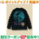 クーポン配布中★(ゴースローキャラバン)go slow caravan USA/C FULL MOON TOUR ロングスリーブ TEE (BLACK)(4)