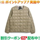 クーポン配布中★(タイオン)TAION CREW NECK BUTTON DOWN JKT (KHAKI)