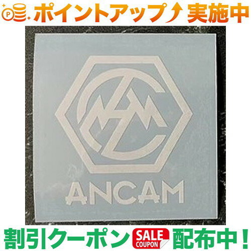 (アナキャン)ANCAM ANCAM-ステッカー-1 (ホワイト) 1