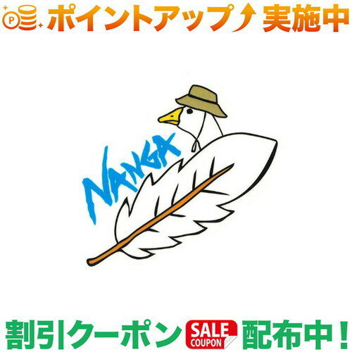 (ナンガ)NANGA NANGA×ウシオダヒロアキSTICKER (FEATHER) ステッカー アウトドア ブランド シール 車 飾り キャンプ アウトドア おしゃれ