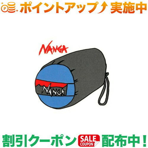 (ナンガ)NANGA NANGA×ウシオダヒロアキSTICKER (BAG) ステッカー アウトドア ブランド シール 車 飾り キャンプ アウトドア おしゃれ