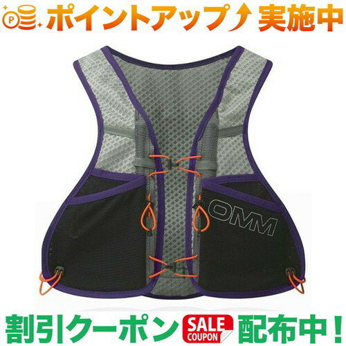 (ꥸʥޥƥޥ饽)OMM TRAIL FIRE VESTPURPLE/GREY)