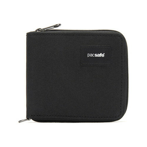 クーポン配布中☆(PacSafe)パックセーフ RFIDセーフ アラウンドウォレット(ジェットブラック)