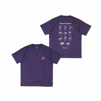 WINTER SALE�������(���Ρ��ԡ���)snow peak Choose Your Burner T Shirt (DARK PURPLE)