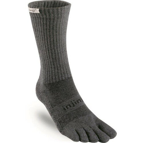 クーポン配布中★(インジンジ)injinji トレイル ミッドウェイト クルー (グラナイト)