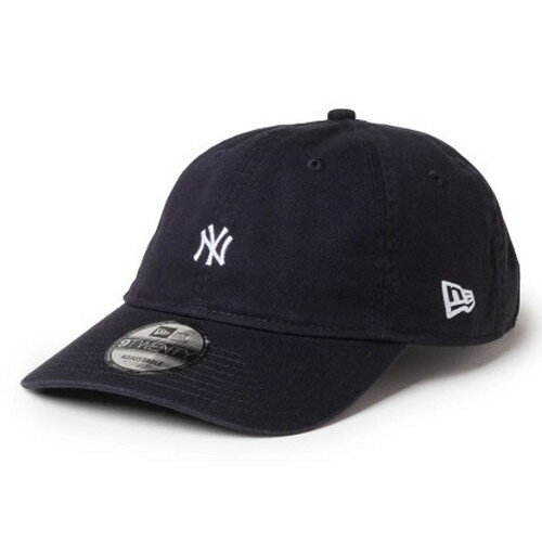 樂天商城 - (NEW ERA)ニューエラ 9TWENTY ウォッシュドコットン Mini Logo ニューヨーク・ヤンキース (ネイビー/ホワイト)