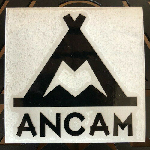 SPECIAL SALE開催中★(アナキャン)ANCAM ANCAMしーる (ブラック) | ステッカー アウトドア ブランド シール 車 飾り キャンプ アウトドア おしゃれ