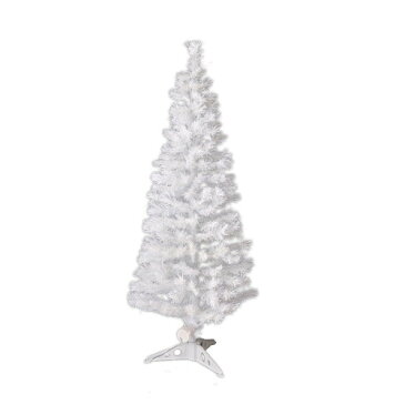 クリスマスツリー 90cm 白/ファイバー ツリー/LED/流れるようなイルミネーション/USB/AC電源