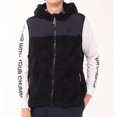 スーパーSALE開催中★(チャムス)CHUMS Booby Elmo Hooded Vest (Black/BK)