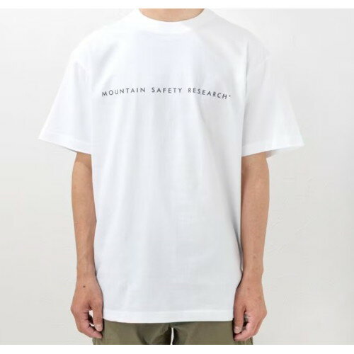 クーポン配布中★(エムエスアール)MSR Tシャツ ロゴ ホワイト XL
